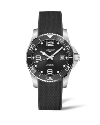 Longines L3.780.4.56.9 : HydroConquest 39 Automatic Stainless Steel / Black / Rubber