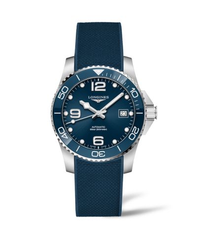 Longines L3.780.4.96.9 : HydroConquest 39 Automatic Stainless Steel / Blue / Rubber