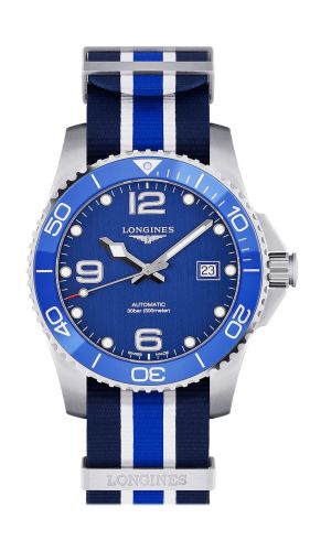 Longines L3.781.4.97.6 : HydroConquest 41 Automatic Stainless Steel / Ceramic / Spain