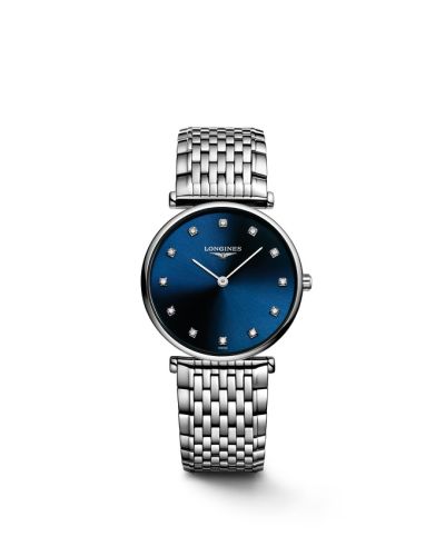 Longines L4.512.4.97.6 : La Grande Classique Quartz 29 Stainless Steel / Blue / Bracelet