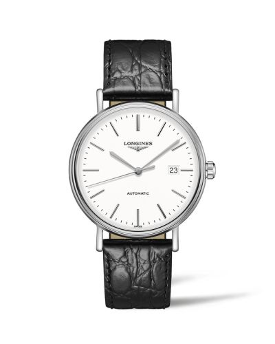 Longines L4.922.4.12.2 : Presence 40 Automatic Stainless Steel / White
