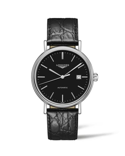 Longines L4.922.4.52.2 : Presence 40 Automatic Stainless Steel / Black