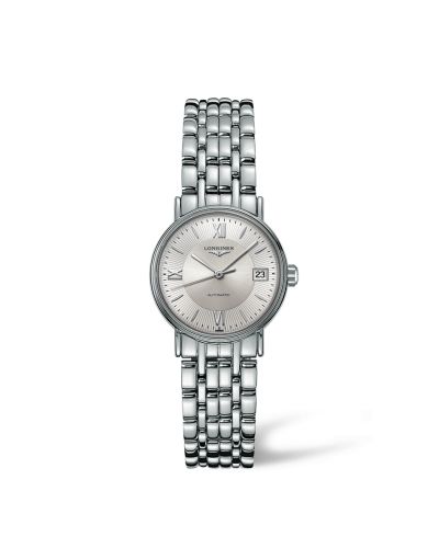 Longines L4.321.4.75.6 : Presence 25.5 Automatic Stainless Steel / Silver - Mixed / Bracelet