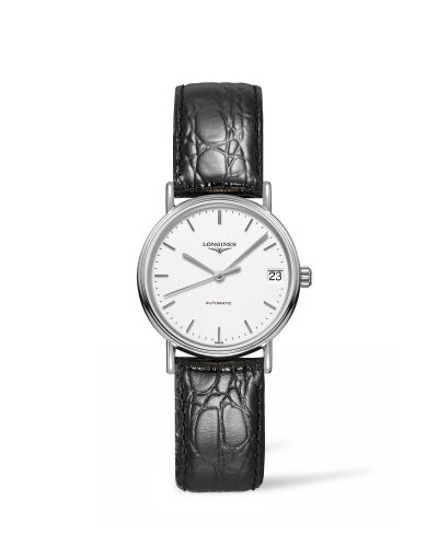 Longines L4.322.4.12.2 : Presence Automatic 30 Stainless Steel / White