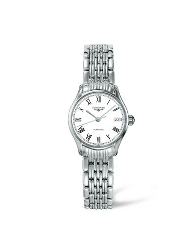 Longines L4.360.4.11.6 : Lyre 25 Stainless Steel / White - Roman / Bracelet