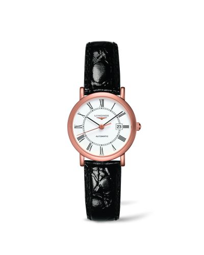 Longines L4.378.8.11.0 : Elegant Collection Automatic 27.2 Pink Gold / White