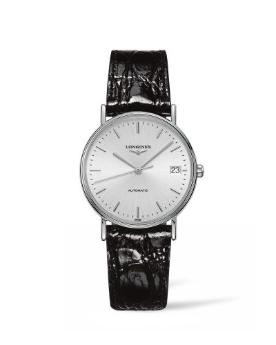 Longines L4.821.4.72.2 : Presence Automatic 34.5mm Stainless Steel / Silver