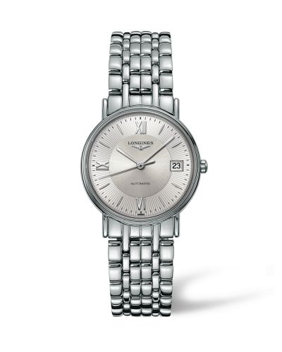 Longines L4.821.4.75.6 : Presence 34.5 Automatic Stainless Steel