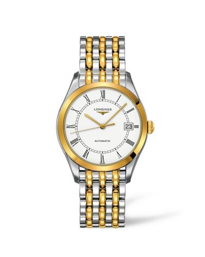 Longines L4.898.3.11.7 : La Grande Classique Automatic 36 Stainless Steel / Yellow Gold PVD / White