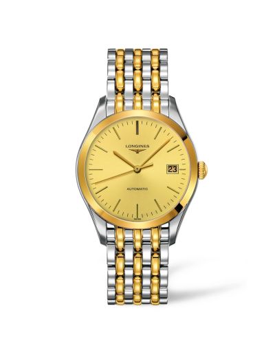 Longines L4.898.3.32.7 : La Grande Classique Automatic 36 Stainless Steel / Yellow Gold PVD / Champagne