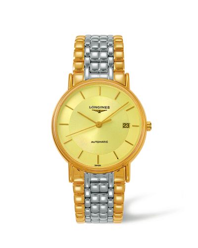 Longines L4.921.2.42.7 : Presence 38.5 Automatic PVD Gold / Champagne ...
