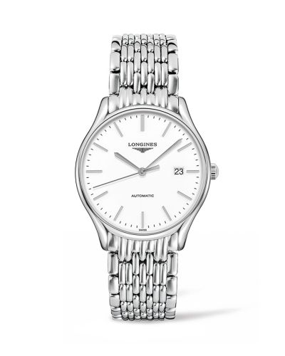 Longines L4.960.4.12.6 : Lyre 38.5 Automatic Stainless Steel / White / Bracelet