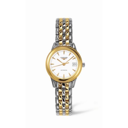 Longines L4.274.3.22.7 : Flagship 26 Automatic Two Tone White