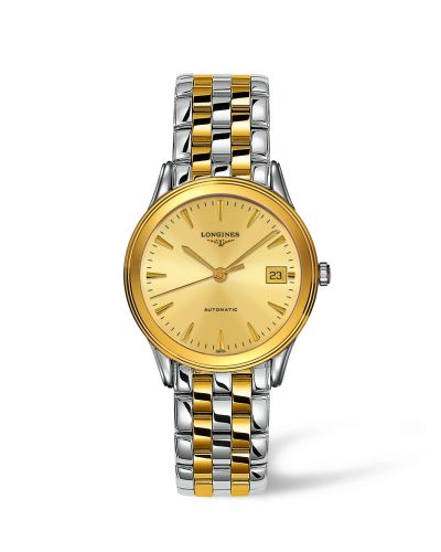 Longines L4.774.3.32.7 : Flagship 35.6 Automatic Two Tone Champagne
