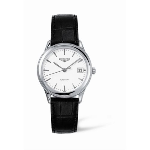 Longines L4.774.4.12.2 : Flagship 35.6 Automatic Stainless Steel White