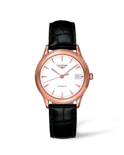 Longines L4.774.8.22.2 : Flagship 35.6 Automatic Pink Gold