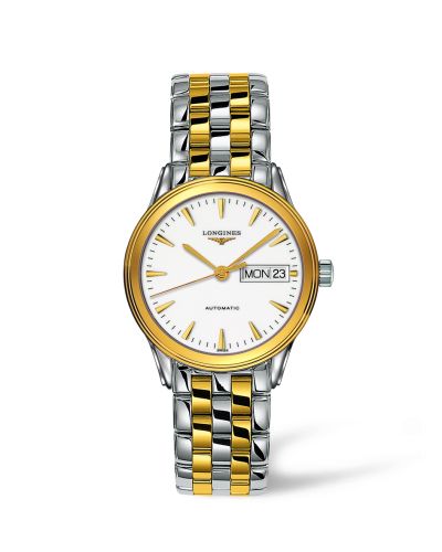 Longines L4.799.3.22.7 : Flagship 35.6 Day Date Two Tone