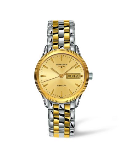 Longines L4.799.3.32.7 : Flagship 35.6 Day Date Two Tone