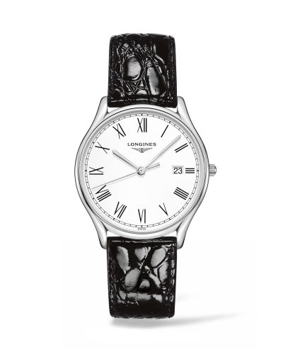 Longines L4.859.4.11.2 : Lyre Quartz 38.5mm Roman