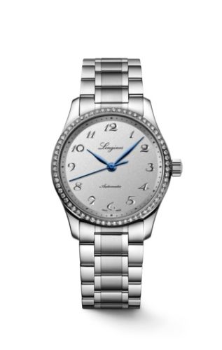 Longines L2.357.0.73.6 : Master Collection Date 34 Stainless Steel - Diamond / Silver / Bracelet