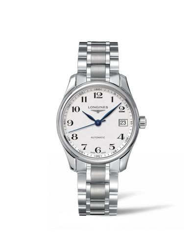 Longines L2.357.4.78.6 : Master Collection Date 34 Stainless Steel / Silver / Bracelet