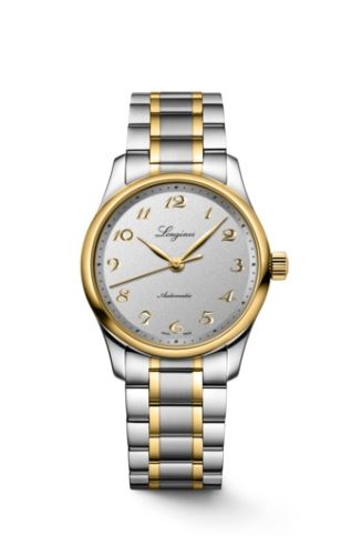 Longines L2.357.5.72.7 : Master Collection Date 34 Stainless Steel - Yellow Gold / Silver / Bracelet