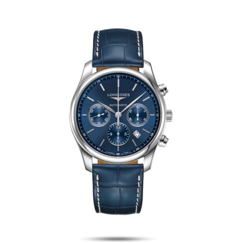 Longines L2.759.4.92.0 : Master Collection 42 Chronograph Stainless Steel / Blue / Bracelet