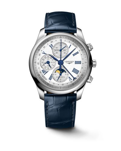 Longines L2.773.4.71.2 : Master Collection 42 Chronograph Calendar Stainless Steel / Silver