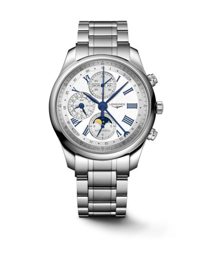 Longines L2.773.4.71.6 : Master Collection 42 Chronograph Calendar Stainless Steel / Silver / Bracelet