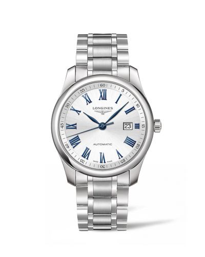 Longines L2.793.4.79.6 : Master Collection 40 Date Stainless Steel / Silver - Roman / Bracelet
