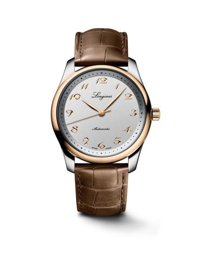 Longines L2.793.5.70.2 : Master Collection 40 Date Stainless Steel - Pink Gold / Silver