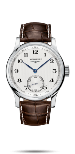 Longines L2.840.4.78.3 : Master Collection 47.5 Small Seconds Stainless Steel / Silver-Arabic / Alligator