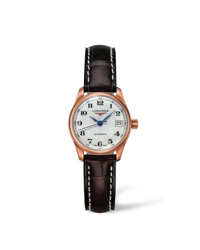 Longines L2.128.8.78.3 : Master Collection Date 25.5 Pink Gold / Silver