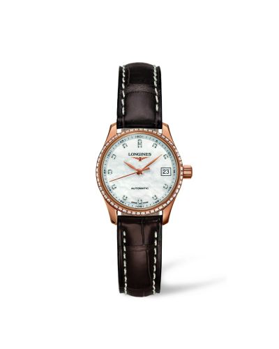 Longines L2.128.9.87.3 : Master Collection Date 25.5 Pink Gold