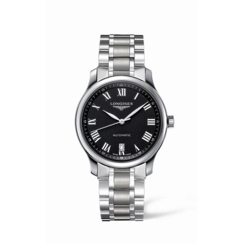 Longines L2.628.4.51.6 : Master Collection Date 38.5 Stainless Steel Black