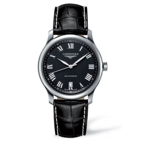 Longines L2.628.4.51.7 : Master Collection Date 38.5 Stainless Steel Black