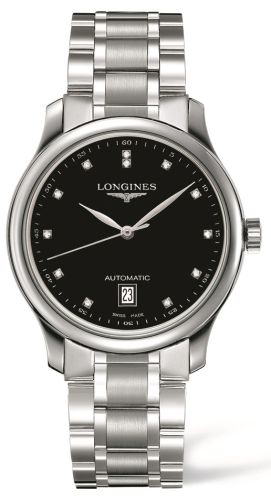 Longines L2.628.4.57.6 : Master Collection Date 38.5 Black Diamond / Bracelet