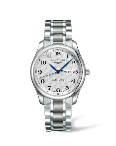 Longines L2.755.4.78.6 : Master Collection 38.5 Day Date Stainless Steel / Silver-Arabic / Bracelet