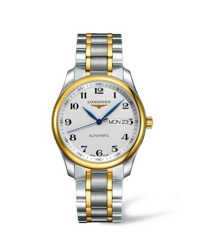 Longines L2.755.5.78.7 : Master Collection 38.5 Stainless Steel / Yellow Gold / Silver-Arabic / Bracelet