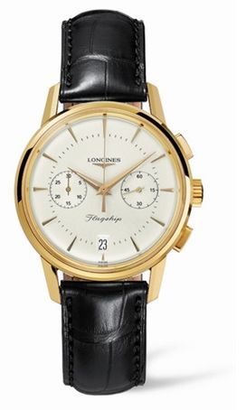 Longines L4.756.6.72.0 : Flagship Heritage Yellow Gold