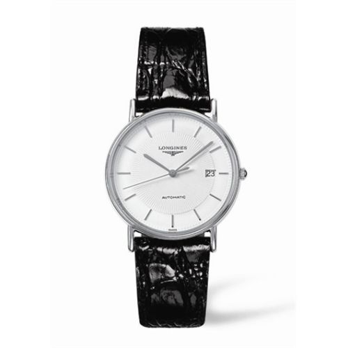 Longines L4.721.4.18.2 : Presence 34.5 Automatic Stainless Steel Stick