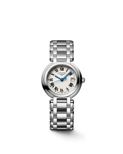 Longines L8.120.4.71.6 : PrimaLuna Quartz 26.5 Stainless Steel / Silver - Roman / Bracelet