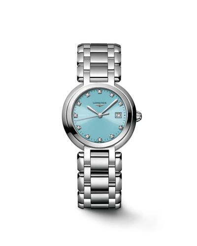 Longines L8.122.4.90.6 : PrimaLuna Quartz 30 Stainless Steel / Blue / Bracelet