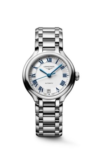 Longines L8.124.4.71.6 : PrimaLuna 34 Automatic Stainless Steel / Silver / Bracelet