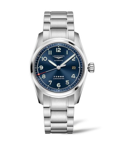 Longines L3.810.4.93.6 : Spirit Automatic 40 Blue / Bracelet