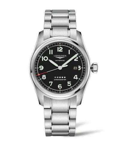 Longines L3.811.4.53.6 : Spirit Automatic 42 Black / Bracelet