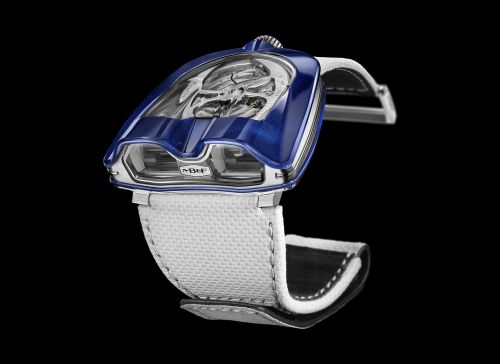 MB&F 82.TL.BU : Horological Machine N°8 HM8 Mark 2 Titanium / Blue