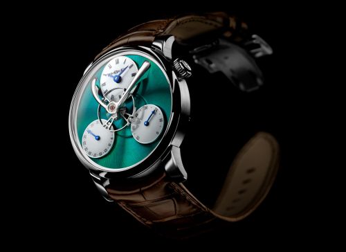 MB&F 04.TL.G : Legacy Machine Split Escapement Titanium / Green