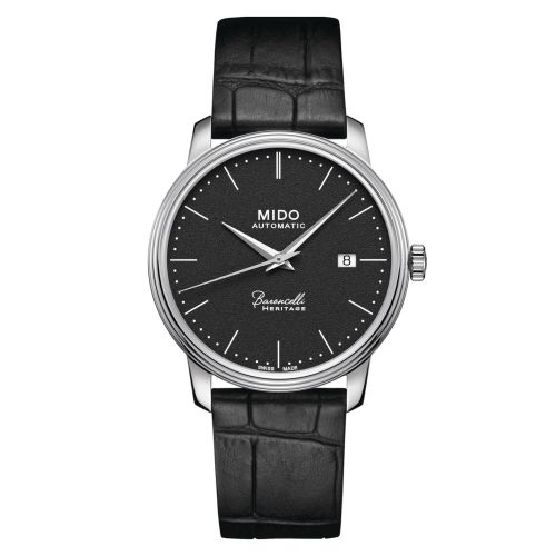 Mido M027.407.16.050.00 : Baroncelli Heritage Stainless Steel / Black
