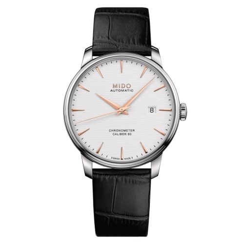 Mido M027.408.16.031.00 : Baroncelli Chronometer Stainless Steel / Silver